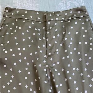 Silklike polkadot pants from Zara